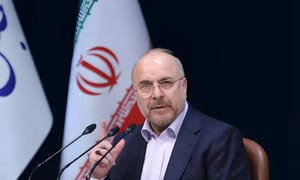 Iranian Parliament Speaker Mohammad Bagher Qalibaf