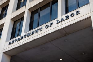 The Department of Labor in Washington, DC.