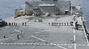 U.S. Naval Forces Board Sanctioned Iranian Shadow Fleet Tanker M/T TIFANI in Indian Ocean