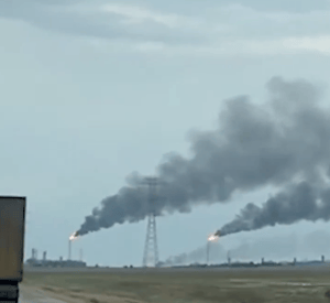 Iran Forced to Burn Off Oil Surplus