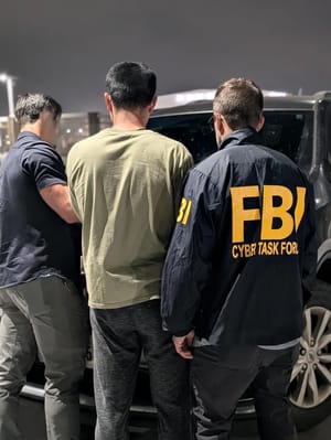 Chinese man arrested