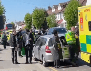 Two Ultra orthodox men were stabbed outside a Golders Green synagogue