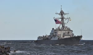 US warship
