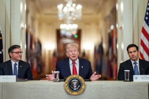 Trump in meeting