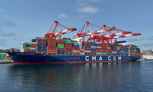 CMA CGM container ship