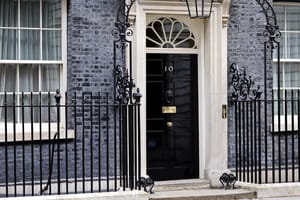 The Prime Minister's residence at 10 Downing Street.