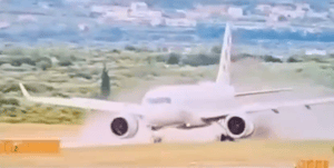 Plane Veers Off Runway During Aborted Takeoff 