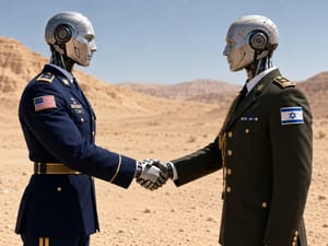The future of Israel-US military cooperation might be robots in a desert.