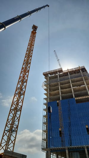 Crane Trap at Ramat Beit Shemesh Construction Site