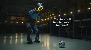 Atlas and a soccer ball.