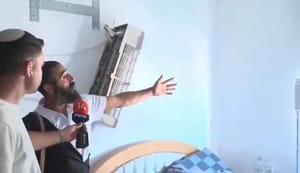 Damage to Chabad home in Samaria