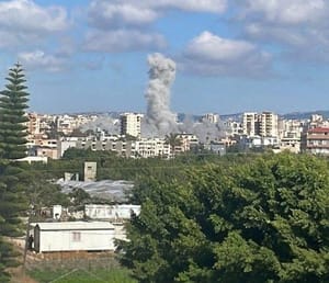 IAF strikes in Lebanon