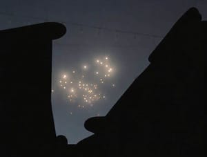 Missiles over the middle east