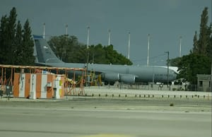 Refuelling plane at Air Force Base