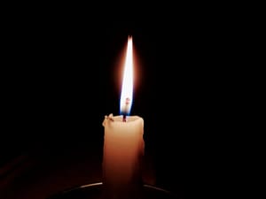 Memorial candle