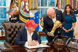 President Trump with Infantino