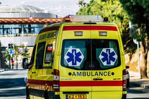 Ambulance in Paphos Cyprus