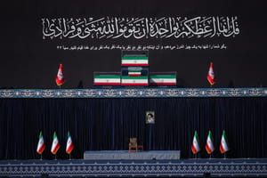 Khamenei's coffin