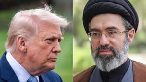President Donald Trump and Supreme Leader Mojtaba Khamenei
