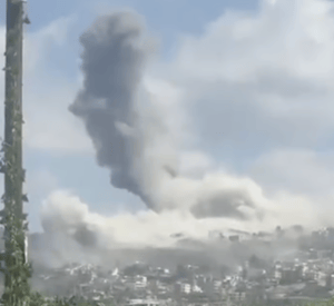 IDF airstrikes on terror tagets in Lebanon