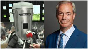 Count Binface; Nigel Farage