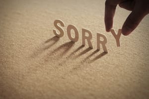 Sorry Is a Useful Word