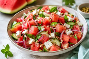 Watermelon salad