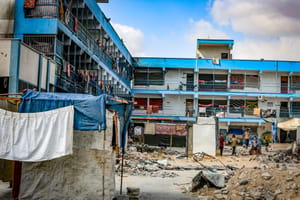 UNRWA building in Gaza