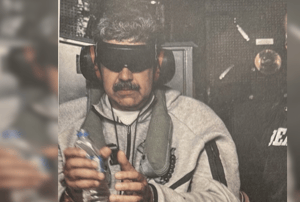 President Maduro at the moment of arrest