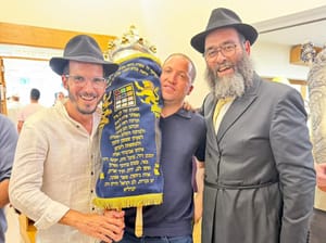 Avigdor Liberman's Son Celebrates Torah Dedication in Cyprus