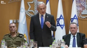 Prime Minister Benjamin Netanyahu with Zamir and Katz