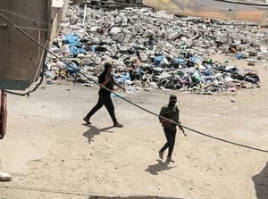 Hamas terrorists in Gaza