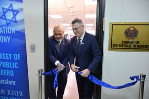 Inaugurating the embassy in Jerusalem