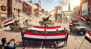 Celebrating in Yemen