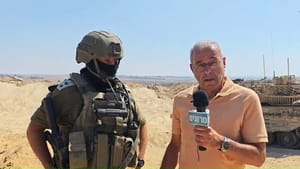 Battalion 8104 commander inside the Gaza Strip