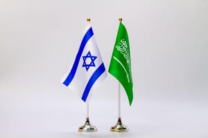Israeli, Saudi Arabian flags