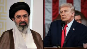 Right: Trump; left: Khamenei