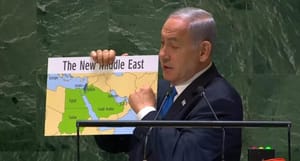 Netanyahu at the UN General Assembly (Screenshot)