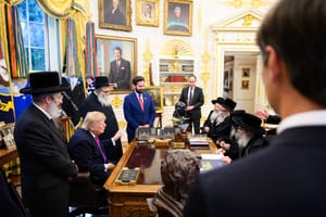 Hasidic leaders meet with President Trump