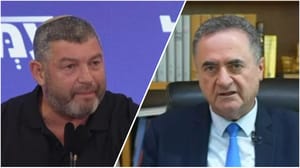 Defense Minister Israel Katz and Ofer Winter