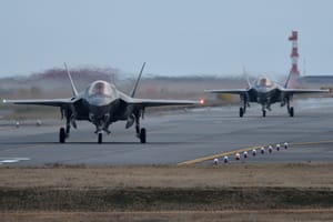 F-35 fighter jets. Illustration