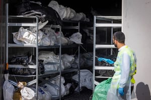 Bodies of October 7th massacre victims at Shura base