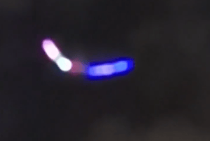 Mystery object with colorful lights appears over Tehran skies