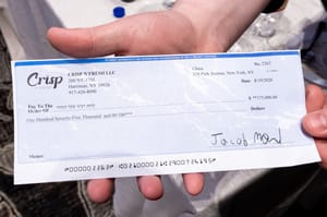 A check from Shekel HaTahor