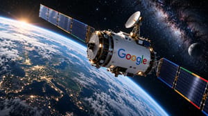 Google in space - illustration