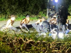 The arrested suspects