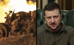 President Zelensky and the fighting