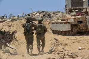 IDF forces in Gaza. Archive