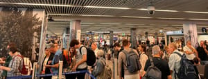 Waiting in Ben Gurion terminal
Photo: Yehuda Glickman