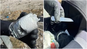 Items seized from the suspect
